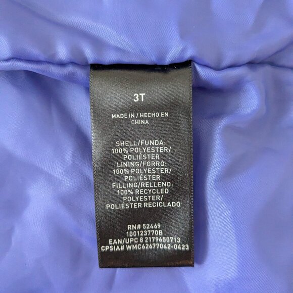 SWISSTECH Girls Fully Lined Hooded Long Sleeve Jacket  Size 3T  Indigo NWOT - Picture 9 of 9